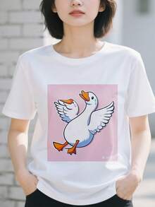 Women T-Shirts - White - View 3