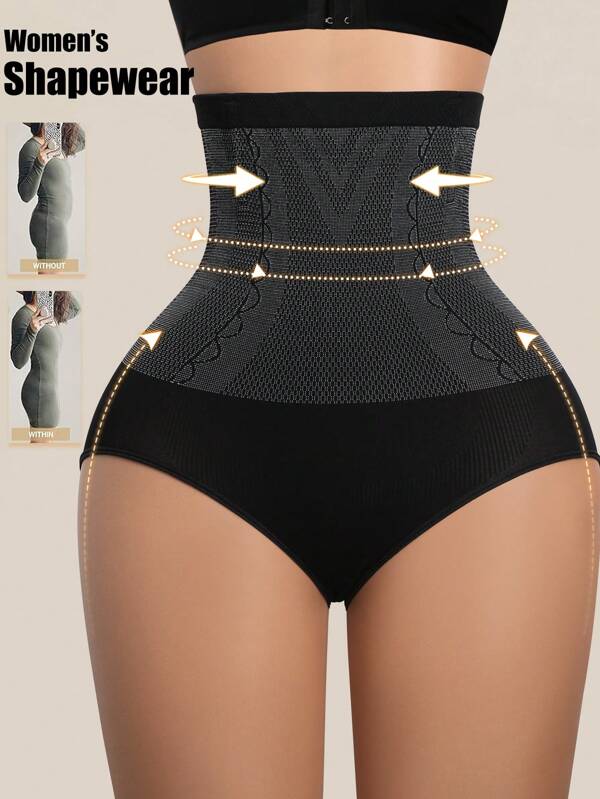 1 Pc Seamless Tummy Control Panties High Waist Shaping Panties Slimming Waist Trainer Body Shaper Women Shapewear Bottoms Underwear Women's Underwear Sheath Flat Belly Woman Lingerie Briefs Butt Lifter