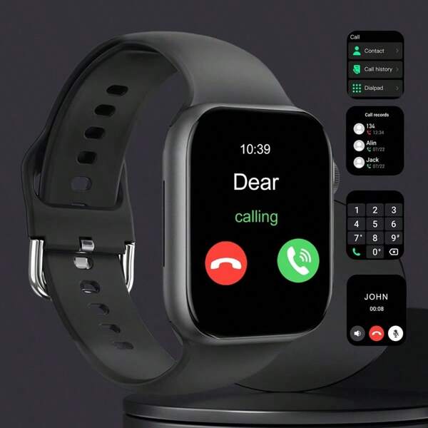 SIMSONLAB Universal Smartwatch For Both Men And Women, Information Reminder, Music Playback, And Phone Answering Smartwatch