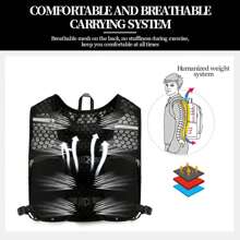 Running Vest For Men Women Lightweight Reflective Running Backpack Hydration Vest Backpack Camel Water Backpack(Only Backpack Without Bladder) For Marathons Trail Running Cycling Hiking(Without Bladder)