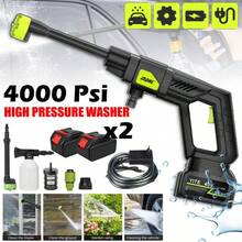 4000 PSI Cordless Electric High Pressure Washer Car Wash Cleaner With 2 Batterie - as pic - View 3