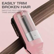 1 Stück Drahtloser Original Split End Haartrimmer Aufladbar Heimwerkzeug Haarschneidemaschine für trockene, beschädigte, spröde, brüchige, glatte, lockige, krause Haare Akku-betriebener drahtloser Split End Haartrimmer, Split End Haartrimmer, entfernt beschädigtes Haar, Haarpflege-Behandlung, Zerlegetool