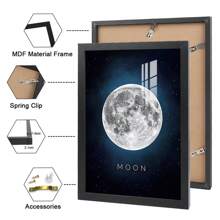 HALFLEMART 1 pieza Póster de lienzo con galaxia espacial, para decoración de sala de estar y dormitorio