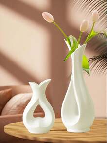 Vaso francês em formato de coração, arranjo de flores hidropônicas para quarto, ornamento para sala de estar, opção de presente - Multicolorido - Ver 2