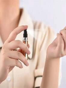 1/5 Botella recargable portátil de perfume de viaje multicolor, Atomizador de 5 ml, Contenedor de perfume de bolsillo, Botella atomizadora de viaje