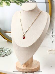 Velvet Portrait Necklace Display Pendant Organizer Jewelry Display Stand Jewelry Mannequin Bust Necklace Pendant Window Display