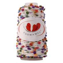 1 pièce Fil de cachemire multicolore de 50g/boule. Fil à tricoter à la main, fil de laine à crocheter pour faire des écharpes et des chapeaux faits main en DIY - Multicolore - Voir 13