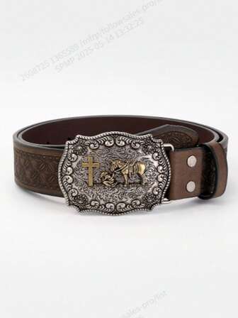 1 件西式男女通用配饰，卡其色 PU 腰带波西米亚风格，购物和派对必备，时尚百搭腰带适合日常使用夏季、学校秋季、秋季、万圣节