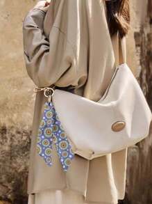 Brand New Bohemian Keychain - Fabric Printed Key Ring Pendant, Evil Eye Bag Charms, Suitable For Bags And Backpacks, Clothes Pants Hanging Ornaments - Perfect Gift For Birthdays And Special Occasions, Key Chain Ring Bag Backpack Charms Car Pendant Women Girls Gift, Wallet And Handbag Accessories