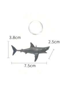 1pc Popular Fish Tank Decoration Lifelike Shark & Blue Whale Underwater Scenery, Floating Seascape Ornament