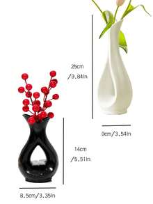 Vaso francês em formato de coração, arranjo de flores hidropônicas para quarto, ornamento para sala de estar, opção de presente - Multicolorido - Ver 11