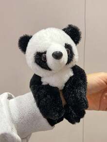 可爱动物毛绒玩具套装，包含狐狸、考拉、熊猫、猪、鸭子、浣熊、猴子和兔子，配有拍手环，创意设计，可佩戴在手腕上，新颖的圣诞节和新年礼物，适合作为玩偶、圣诞礼物或趣味毛绒玩具。 - 彩色 - 查看 8