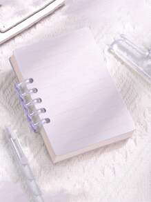 1/6pieces Portable Pocket Notebook, Morandi Mini Notebook, Portable Pocket Loose Leaf Notebook With High Appearance, Portable Notepad, Memo Diary, Schedule, Organizer Of School, Office And Study Supplies Agendas
