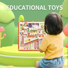 儿童磁性迷宫球玩具，专注力和逻辑训练，适合 3-6 岁儿童的教育和智力开发玩具