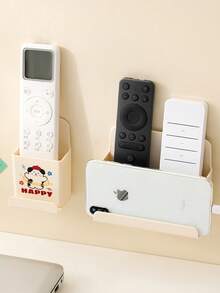 1 szt. Uchwyt do przechowywania klimatyzatora i pilota do telewizora, ścienny organizer bez wiercenia
