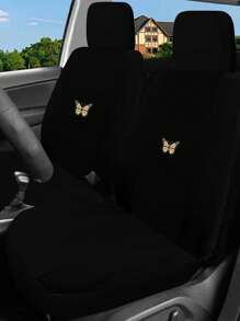 1pc Regular Flat Crescent Butterfly Hot Stamping General Motors Seat Cover