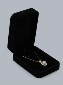 1pc Necklace Box, Pendant Box, Jewelry Organizer, Gift Packaging Box, Jewelry Storage Container For Trinket, Vmother's Day Gift Wrap Storage Box Gift Wrap Storage