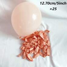 MZYI.LINGER 25 Stücke Macaron-Ballons aus weichen Süßigkeiten (5 Zoll), süße bunte Mini-Ballons, geeignet für Geburtstagsfeiern, Hochzeitsfeiern, Heimdekoration, Partyzubehör, Weihnachtsdekoration, Valentinstagsdekoration