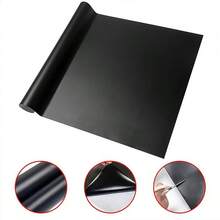 1 Roll + 5 Pieces Chalk Self-Adhesive Chalkboard Sticker, Removable DIY Blackboard Wall Paper, Applicable For School, Office, Home, Notebook, Labels, Bulletin Board - Black - View 8