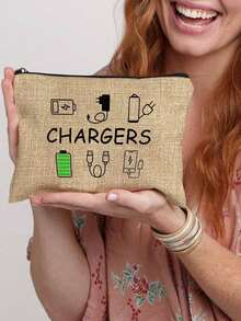 Plugs & Cables & Chargers Electronic Accessories Storage Bag | Travel Essential | Suitable For Cables, USB Sticks, Adapters | Gift For Friends - View 9