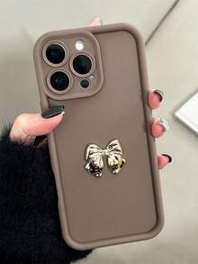 Case Compatible With SamsungGalaxy S25, S24, S24Plus/S24+, S24Ultra, S24FE, S20, S21, S22, S23 Cute Case, Compatible With Iphone11/11 Pro Max/12 Pro/12 Pro Max/13/13 Pro Max/14/14 Pro/14 Pro/15 Pro Max/16 Pro Max IPhone16E Silicone Case Waterproof Shockproof Anti-Fall Scratch Resistant - Brown - View 2