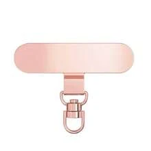 2/4 件装通用 360° 旋转手机挂绳挂钩、超薄不锈钢金属片、安全手机系绳连接器、手机配件 - 彩色 - 查看 6