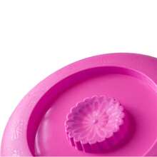Tortillero de plástico con tapa 10 Pz. Resistente y apto para Horno de Microondas. - Rosa - Ver 3