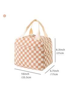 Borsa termica da pranzo per l'esterno, borsa isolante per lavoro, campeggio, picnic, carina in velluto a coste, borsa termica riutilizzabile