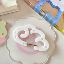 7 Styles Of Thickened Porous Colored Acrylic Keychains White Wings Pink Strawberry Frosted Pendant Storage Keychain - Color - View 12