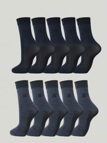 paquete de 10/20/40/60 piezas Calcetines delgados y cómodos para hombre, aptos para días festivos, entrenamiento, uso casual y de negocios, todo el año, con combinación de colores disponible