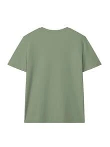 New Soft & Versatile Casual Women Loose Fitting Crew Neck Summer Breathable Fruit Print T-Shirt - Green - View 4