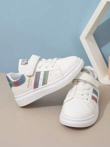 一双青少年运动鞋低帮青少年小白鞋春秋季休闲鞋适合所有季节 - 紫色 - 查看 3