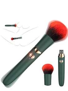 2 In 1 Makeup Brush And Vibrator, Detachable Bullet Vibrator Adult Toys Nipple G Spot Clit Vibrater, Mini Nipple Discreet Vibrators Sexual Pleasure Tools For Women Couples Sex Toys