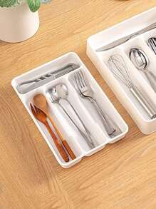1/2pcs Kitchen Cabinets, Chopsticks, Cutlery Storage Boxes, Knives, Forks, Spoons, Dividers, And Organizers