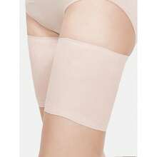 1 Paar Sommer Damen Anti-Scheuern Oberschenkel Bänder Schlankheits-Band mit hoher Elastizität Silikon-Gel Anti-Reibungsschutz Beinwärmer, Fitness