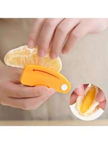 1PC Peeler, Plastic Folding Handle Fruit Peeler Tool, Vegetable And Fruit Cutter, Creative Lemon And Grapefruit Peeler, Kitchen Small Tool