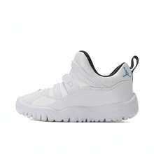 Nike Zapatos de baloncesto Jordan 11 Retro Little Flex TD para niños pequeños, de caña baja, BQ7102-104 - Blanco - Ver 1