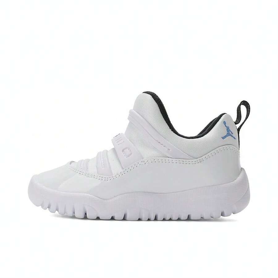 Nike Zapatos de baloncesto Jordan 11 Retro Little Flex TD para niños pequeños, de caña baja, BQ7102-104 - Blanco - Ver 1