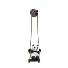 1pc Creative Panda On Swing Branch Figurine, Ornamental Decor, Gift, Fridge Magnet Room Decor Bedroom Decor Home Decor Wall Decor