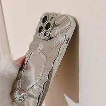 Ốp lưng điện thoại họa tiết bướm lượn sóng 3D màu bạc tương thích với iPhone 17/17 Pro/17 Pro Max, 16/16 Pro/16 Pro Max, 15/15 Pro/15 Plus/15 Pro Max, 14/14 Pro/14 Plus/14 Pro Max, 13/13 Pro/13 Pro Max, 12/12 Pro/12 Pro Max, 11/11 Pro/11 Pro Max, X/XS/XR/XS Max, 7/8/7 Plus/8 Plus - Bạc[0] - Xem 5