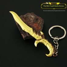 2025 Model Fearless Contract Mini Dragon Flame Metal Key Chain - With Ancient Dragon Claw, Promotional Gift, Memorial Gift For Graduation, Independence Day, Back To School Season
