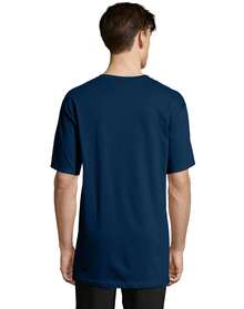 Hanes Mens Tall Beefy-T Crewneck Short-Sleeve T-Shirt LT-4XLT 2-Pack, Light Steel - Light Grey - View 2