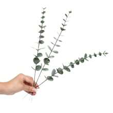 5/10/20/30Pcs Eucalyptus Stems Artificial Plants Faux Eucalyptus Branches Faux Eucalyptus Stem For Home And Office Use Artificial Flower Bouquet Center Piece Wedding Decoration Christmas Decoration