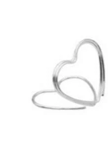 40pcs Heart Shape Metal Gold Table Number Seat Card Holder, Photo Holder Stand Wedding Table Number Name Card Holder Suitable For Wedding Valentine's Day Birthday Party Table Sign Decoration