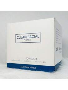 1 Caixa Lenços Descartáveis para Limpeza Facial, Tamanho Grande 26*30cm, 40 unidades/Caixa, Toalhas Limpeza de Pele Suaves para Todos os Tipos de Pele, Unissex