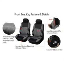 1pc Car Butterfly Hot Stamping Car Seat Cover Four Seasons Universal Car Seat Cover