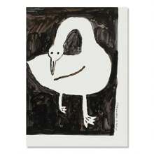 1 peça pôsteres nórdicos abstratos, pequeno cisne, flores, árvores, mulher, arte de parede, pintura em tela para decoração de casa, quarto, moldura opcional