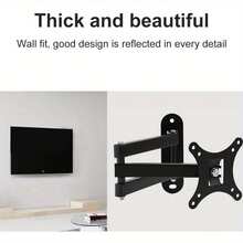 TV Wall Bracket 14-27 Inch Swivels Tilts TV Mount Heavy Duty TV Bracket With Arm For LED LCD Plasma Curved Screen Monitor - Variant1 - View 6