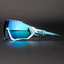 Gafas de bicicleta unisex KAPVOE, adecuadas para carreras, ciclismo de montaña y deportes al aire libre - Lente de unicolor, también adecuadas para ciclismo, conducción, pesca, running, golf, playa, béisbol y otros deportes - Multicolor - Ver 13