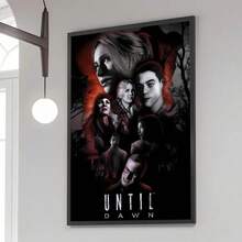 1 幅《直到黎明》海报电影帆布画复古房间酒吧咖啡厅美学艺术墙画帆布画房屋房间墙壁装饰可选画框 - 彩色 - 查看 26